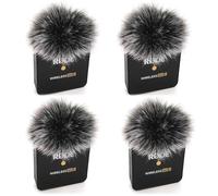 Parabrezza per microfono peloso compatibile con rode Wireless Go III 3 rode Wireless GO II 2 rode WIRELESS ME rode WIRELESS pro Mic deadCat Parabrezza