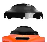 Parabrezza per moto a pipistrello nero da 22,9 cm, adatto per Harley Touring Street Glide/Electra Glide 2015-2024