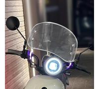 Parabrezza per moto Accessori modificati Deflettore antivento anteriore per