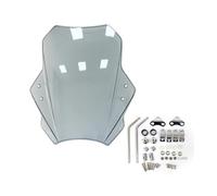Parabrezza Per Moto BMW Universale Parabrezza Parabrezza Coperture Schermo Lente Fumé Moto Moto PARAVENTO(Grey 22-25mm)