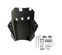 Parabrezza Per Moto BMW Universale Parabrezza Parabrezza Coperture Schermo Lente Fumé Moto Moto PARAVENTO(Black 22-25mm)