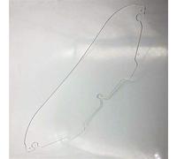 Parabrezza per moto da 5 pollici Parabrezza per parabrezza per Harley FLHT FLHX Touring Electra Glide Street Glide Cruiser Modello Arc (Chiaro)