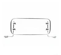 Parabrezza per moto, deflettore antivento realizzato in materiale ABS rigido, protegge il pilota da vento e tracce di detriti protezione dalle intemperie (lungo trasparente)