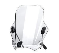 Parabrezza per Moto Deflettore di motociclette Universale Universale per Il Parabrezza (Colore : Clear)