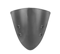 Parabrezza per moto parabrezza a zanzariera resistente ABS deflettore per ER6N ER 6N 2012 2014 nero marrone scuro (Nero)