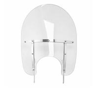 Parabrezza Per Moto, Parabrezza Per Harley Touring Road King Classic FLHR FLHRCI 1994-2024, Parti Di Ricambio Per Parabrezza Parabrezza Deflettore Del Vento(Cromo)