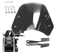 Parabrezza per moto, parabrezza per moto, design aerodinamico per protezione contro la pioggia, insetti lunghi viaggi su strada