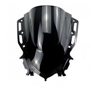 parabrezza per moto Parabrezza per moto per Yamaha YZF-R15 V4 2021-2025 | Il deflettore in PC riduce l'affaticamento del per vento(Nero)