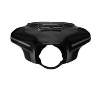 Parabrezza Per moto per Harley Electra Glide Ultra Limited 2014-2024 | Plastica ABS, carenatura nera, luce di marcia bianca, indicatore di direzione ambrato per la luce di segnalazione