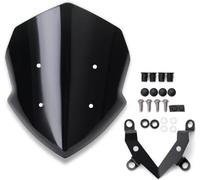 Parabrezza Per Moto Per Kawasaki Per Z125 2019-2023 Wind Defectors Airflow Regolabile Protezione Per Carenatura Regolabile Parabrezza(Smoke)