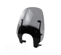 Parabrezza per moto Per la deflessione del vento sul parabrezza per Harley Nightster(53cm Black-Smoke)