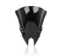 Parabrezza Per Moto Per Per Ninja 500 Per Ninja 500SE 2024 2025 Schermo Paravento Alto A Doppia Bolla Prolunga Di Deflettori(Nero)