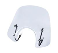 Parabrezza Per moto per Piaggio per Vespa per GTS 250 300 LX125 150 50 | Staffa in plastica PC + acciaio inossidabile, fumo, fumo chiaro, trasparente(Light Smoke-Short)