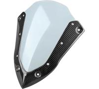 Parabrezza Per Moto Per X-MAX300 2023 Deflettori Antivento Estensione Dello Scudo Spoiler Protezione Del Flusso D'aria Regolabile Parabrezza(Transparent Blue)