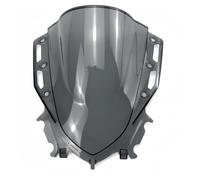 parabrezza per moto Per Yamaha YZF-R15 V4 2021-2025 YZF-R125 2024 | Il deflettore in PC riduce l'affaticamento per vento, visione chiara per la guida sportiva(Smoke)