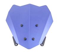 Parabrezza Per Moto Visiera Protettiva Antivento Parabrezza Sportivo Adatto Per MT15 MT-15 MT 15 2019 2020 deflettori per moto(Blu)