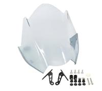 Parabrezza Per Speed Triple 1050 R 2016-2020 RS 2018-2020 | Deflettore per parabrezza moto Motocicletta Per lo Per sport Per il turismo Parabrezza, deflettore del parabrezza(Light Gray)