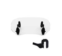 Parabrezza per VOGE DS900X DS900 900DS 900 DS DSX DSX900 Estensione per Moto Spoiler Regolabile Deflettore Parabrezza A Morsetto Parabrezza Moto Spoiler(Small Transparent)