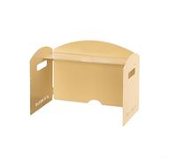 Parabrezza pieghevole in alluminio per fornello a gas per esterni per campeggio e barbecue, protegge la fiamma del bruciatore dal vento e migliora la stabilità di cottura (biege a 3 piastre)