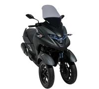 Parabrezza scooter alta protezione (58 centimetri) compatibile con TRICITY 300 2020-2023 chiaro prodotto da Ermax