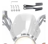 Parabrezza Scooter - Scudo aerodinamico in plastica, interruttore per moto | copertura completa pannello trasparente con supporto regolabile, protezione contro il per la corsa su