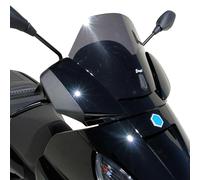Parabrezza scooter sport 27 centimetri per piaggio x7 - x7 EVO 125-250 - 300 IE 2008-2014 Nero chiaro prodotto da Ermax