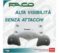 PARABREZZA SOLO LASTRA PARAVENTO ALTO TRASPARENTE FACO KYMCO PEOPLE 250 S 2006