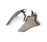 Parabrezza Spoiler Coppia Deflettori D'aria Paramani Per Parabrezza Pannelli Laterali Per Tracer 700 GT Per Tracer 700 2016-2021(Marrone)