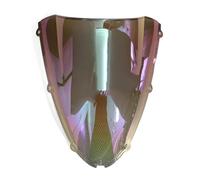 Parabrezza Spoiler For Ninja ZX6R 2005-2008 For ZX10R 2006-2007 Windshield Windscreen Deflettore Schermo(Light Iridium)