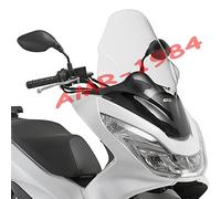 PARABREZZA SPOILER GI.VI HONDA PCX 125 150 dal 2014 D1136ST TRASPARENTE CHIARO