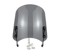 Parabrezza Spoiler Moto Anteriore Deflettore Parabrezza Supporto GPS Staffa Navigazione Per Ducati Per Scrambler 400/800 15-20(STYLE 1 Grey)