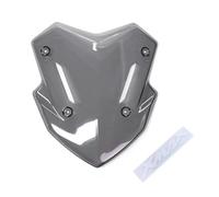 Parabrezza Spoiler Moto Parabrezza Scudo Vento Deflettore Carenatura Zanzariera Per XMAX300 Tech MAX/Tech MAX + 2025(Grey)