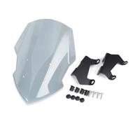 Parabrezza Spoiler Parabrezza Moto Zanzariera Anteriore Vento Deflettore Schermo Shield Per MT15 Per MT125 2020-2023(Light smoke)