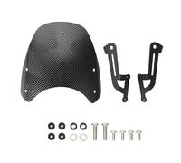 Parabrezza Spoiler Vento Moto Parabrezza Shield Flusso D'aria Deflettore Visiera Con Staffa Per Speed Street Twin 1200 2019 2020(Fibra di carbonio)