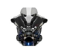 Puig 22047H Cupolino Sport compatto e aerodinamico in acrilico ad alto impatto con profilo arrotondato e design sportivo che migliora protezione e visibilità, Fumé