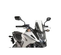 Puig 8909W Cupolino Sport compatto e aerodinamico in acrilico ad alto impatto con profilo arrotondato e design sportivo che migliora protezione e visibilità, Trasparente