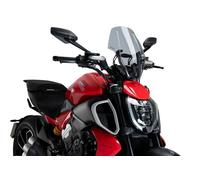 Parabrezza Sportivo Regolabile Puig Fumè Chiaro Ducati Diavel V4 24 - 25