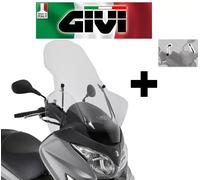 Parabrezza trasparente di attacchi per suzuki Burgman 125-200 2006 2020 GIVI