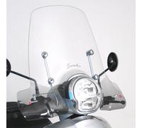 Parabrezza Trasparente Faco + Attacchi cromati 22916 Aprilia Scarabeo 500ie