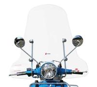 Parabrezza Trasparente Faco per Piaggio Vespa PX 125 2001 con Attacchi - 21881