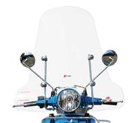 Parabrezza Trasparente Faco per Piaggio Vespa PX 200 2000 con Attacchi - 21881