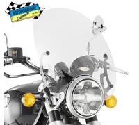 Parabrezza Trasparente GIVI 9058A+Attacchi ROYAL ENFIELD Super Meteor 650 2023