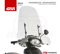 PARABREZZA TRASPARENTE LASTRA PER APRILIA SCARABEO 50 100 2009 2010 2011 2012 20
