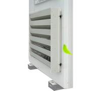 Parabrezza universale for cappa del condizionatore d'aria esterna