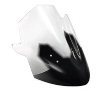 Parabrezza Universale Moto Per Ninja Per ER6N Per ER650 Per ER 6N Per ER-6N 2012 2013 2014-2016 Parabrezza Deflettori Double Bubble Ridurre Il Rumore Del Vento(Transparent 2)