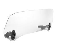 Parabrezza universale, parabrezza per moto, parafango, parafango per moto, regolabile, per moto, moto, deflettore d'aria per parabrezza modificato, universale, trasparente