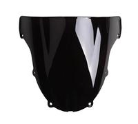 Parabrezza Vento Regolabile Parabrezza per Moto Deflettori Antivento Protezione per Kawasaki per Ninja per ZX6R 636 2003 2004 Parabrezza Moto(Black)