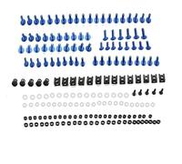 parabrezza viti Per YAMAHA Per Banshee 350 YFS200 Per Blaster 700 700R YFM700 1987-2024 Viti Carrozzeria Kit Bulloni Carenatura Moto Dadi Clip(Blue)