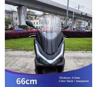 Parabrezza Windshield Nero Trasparente Per HONDA PCX160 PCX125 Moto PCX 66CM