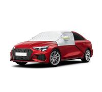 Parabrezza Wrap Cover Sostituzione per Audi A3, Copertura Avvolgente per Parabrezza Anteriore, Telone di Protezione Parabrezza Contro Neve Gelo, Pellicola di Alluminio Argentata